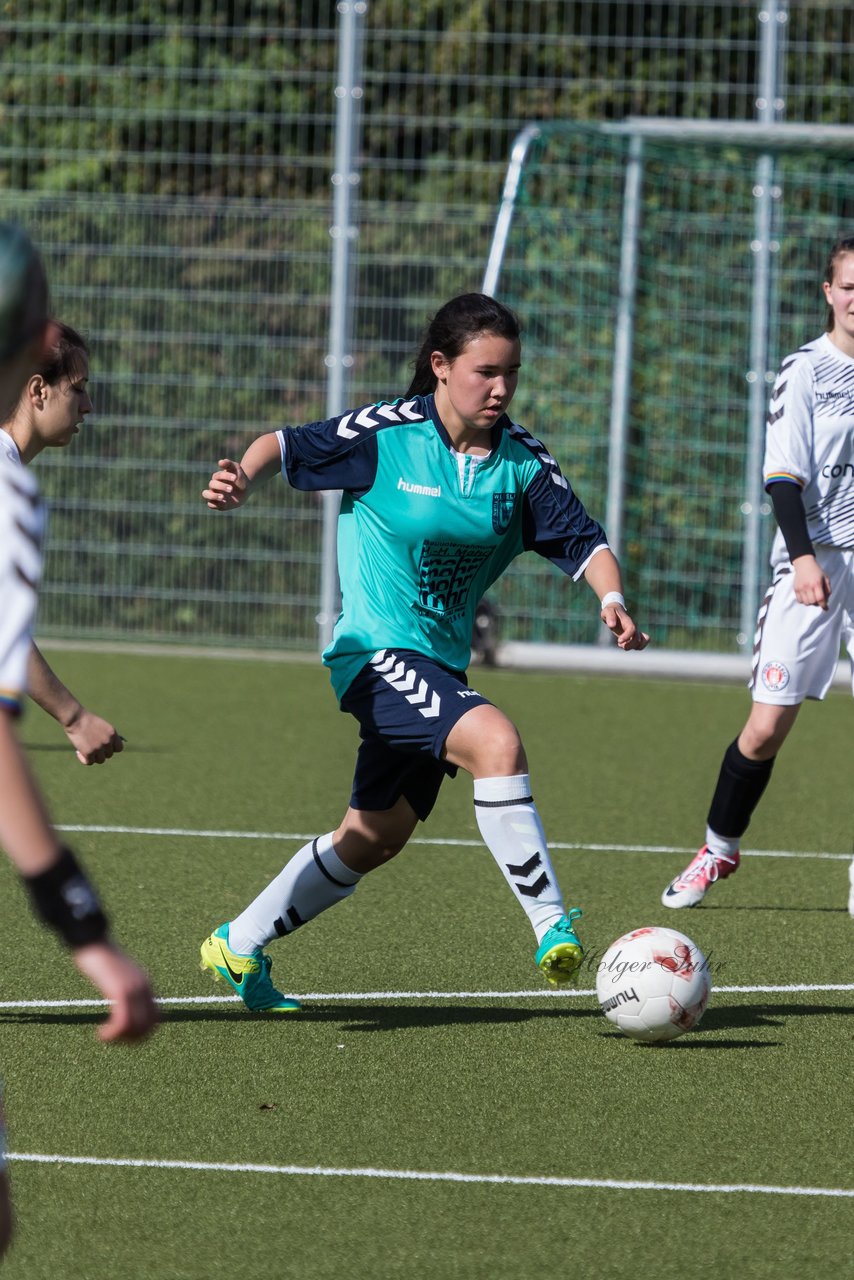 Bild 285 - B-Juniorinnen Wedel - St. Pauli : Ergebnis: 1:2